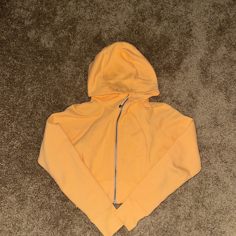lululemon athletica Summer Glow Cropped Scuba hoodie